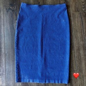 Polka dot pencil skirt NYCC Size Medium